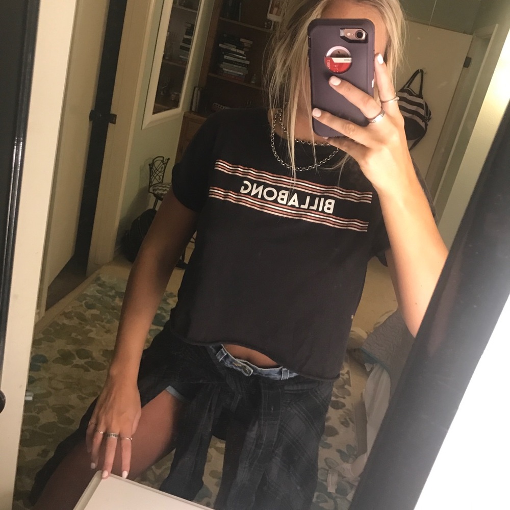 Billabong cropped tee